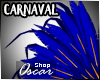 !C Carnaval Blue Feather