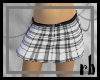 [rb] White Plaid Belted