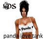 Panda Love tank