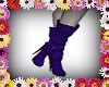 *F* purple boots