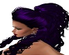 Black purple Hair
