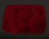 Christmas Red Fur Rug