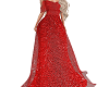sparkles red gown