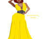 yellow spring gown
