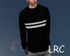 Black Striped Sweater