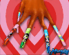 the powerpuff nails.