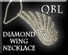 Diamond Wing Necklace