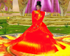 Orange Queen Dress