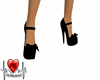 Black Bow Heels