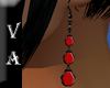VA Black & Red Earrings