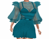 Elegant Teal Dress