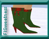 FLS Green Christmas Boot