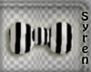 Bow Striped Black&White