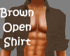 ~ Open ! Brown Shirt