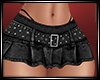 LS~ Black Denim Skirt