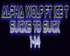 Alpha wolf suck to suck