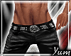 /Y/Blk Leather pants