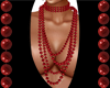 LONG BLOODCORAL NECKLACE