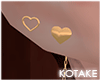 Heart Earring 1 DRV