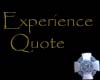 [KD] Experience quote