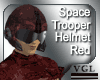 Space Trooper Helmet Red