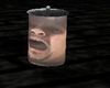 realistic head in jar