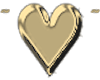 Small Gold Heart Line