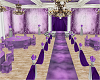 purple wedding room