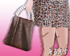 *LS leather/pearl bag BR