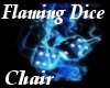 Flaming Dice Chair
