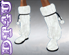 DT4U White Fur Boots