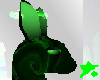 Green Spiral Bunny Head