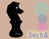 Chess Knight Black Marbl