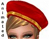 red & gold beret ANI