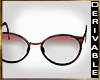 (A1)Elegant red glasses