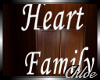 Heart Family Sign
