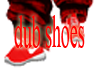 black red dub shoes