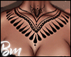 BM| Henna Chest Tattoo.