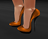 GL-Orange Glitter Heels