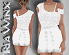 Wx:Lil White Lace Dress