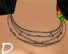 {D} Modern Pearls Collar