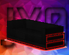 Black Red Neon Couch !!