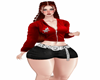 red/blck short set