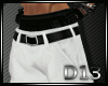 D13l White Cargo Shorts