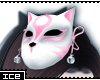 Ice * Pink Kitsune Mask