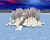 winter cabin island