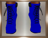 Blue Skull Boots