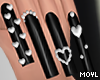 Kylie Black Nails