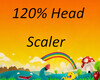 120% head scaler