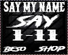 SAY MY NAME ~ Rap